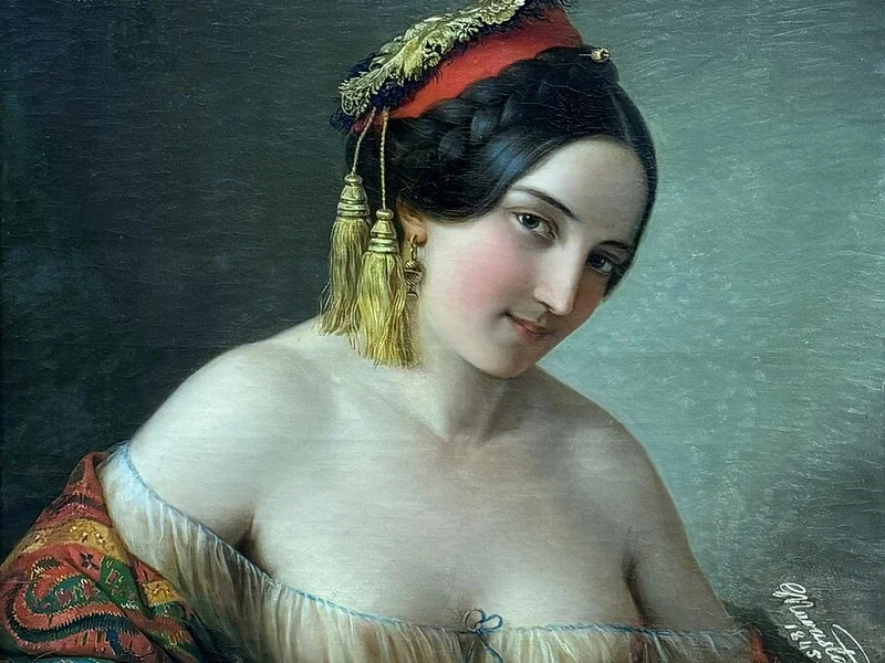 1804-Jacopo Antonio Marastoni - Donna greca, 1845 - Galleria Nazionale Ungherese